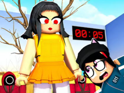Cluiche Puzal Jigsaw: Cluiche Squid vs Roblox  ar líne