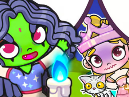 Cluiche Puzal Jigsaw: Elphaba agus Glinda  ar líne