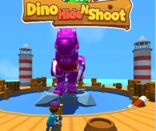 Cluiche Dino Folaigh N Shoot  ar líne