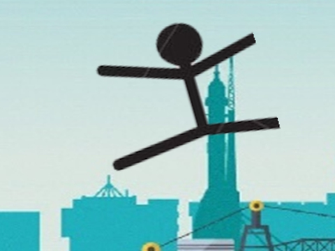 Cluiche Flappy Stickman ar líne