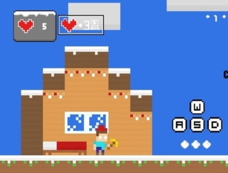 Cluiche Minicraft Winterblock ar líne