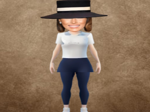 Cluiche Cluiche Antistress Hat Melania  ar líne