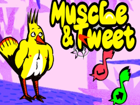 Cluiche Muscle & Tweet ar líne