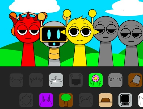 Cluiche Horror Sprunki Incredibox ar líne