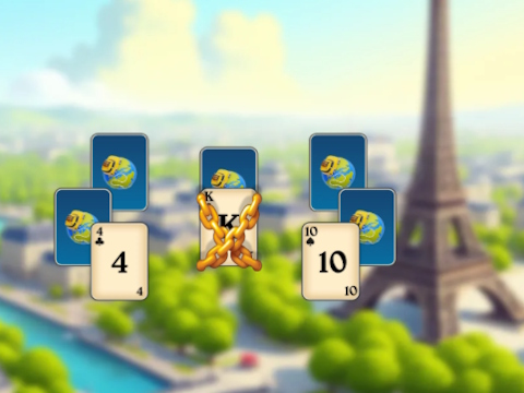 Cluiche Mo Solitaire Domhanda  ar líne