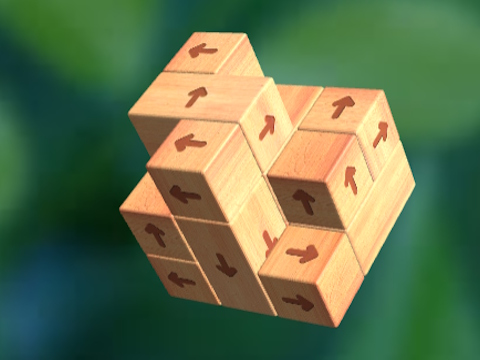 Cluiche Beartaíonn Bloc Adhmaid 3D Away  ar líne