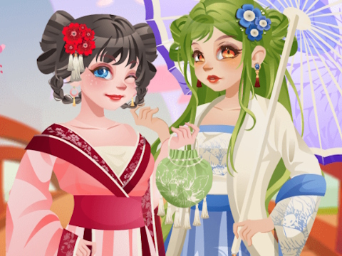 Cluiche Girly Spring Hanfu ar líne