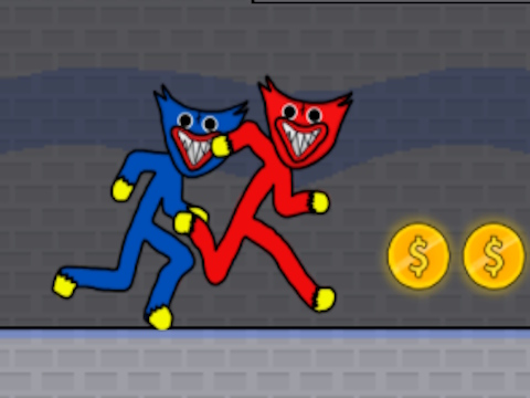 Cluiche DUO Páirtí Huggy Stickman  ar líne