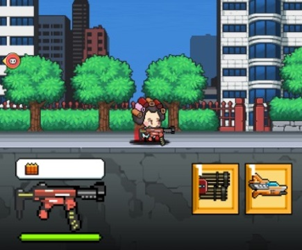 Cluiche Mecha shoot pixel rpg ar líne