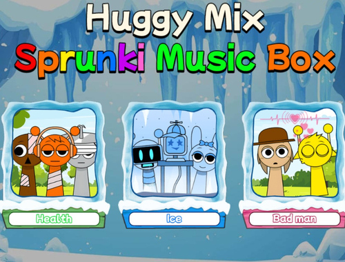Cluiche Bosca Ceoil Sprunki Huggy Mix  ar líne