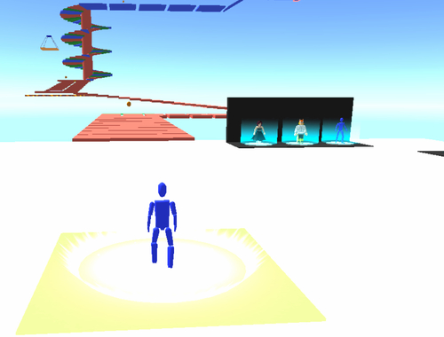 Cluiche Éasca OBBY Parkour  ar líne