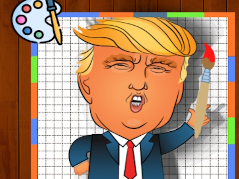 Cluiche Am dathúcháin Trump  ar líne