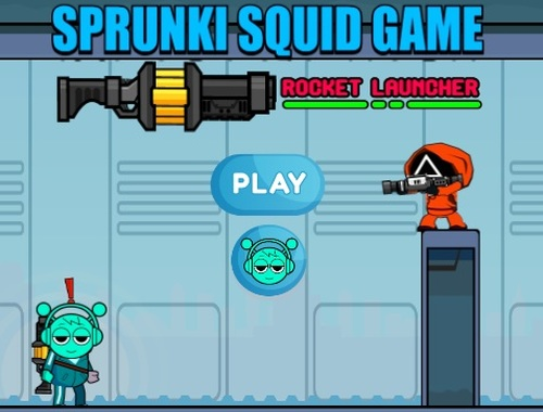 Cluiche Tosaitheoir Roicéid Sprunki Squid Rocket  ar líne