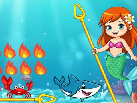 Cluiche Banphrionsa vs Shark  ar líne