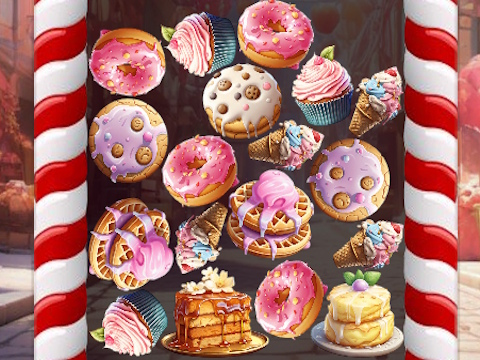 Cluiche Mergesweets: 2048! ar líne