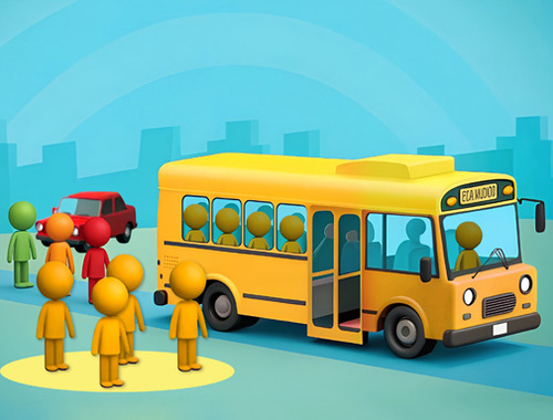 Cluiche Stáisiún bus craiceáilte  ar líne