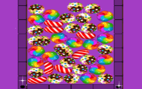 Cluiche Dúshlán pop candy  ar líne