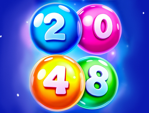 Cluiche 2048 Meaitseáladh liathróidí  ar líne