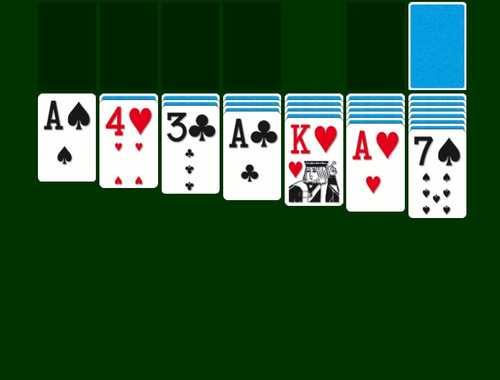 Cluiche Solitaire saor in aisce  ar líne