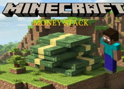 Cluiche Stack Airgead Minecraft  ar líne