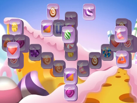 Cluiche Candy Mahjong ar líne
