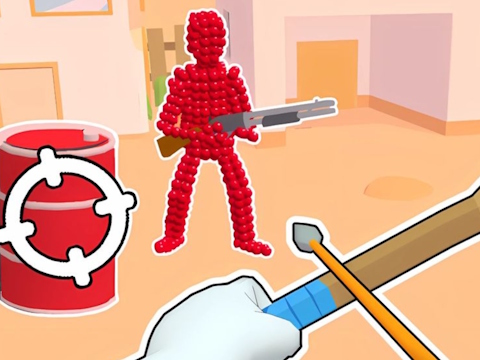 Cluiche Stickman Archer: Saigheada lámhach ag Reds  ar líne