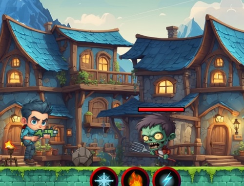 Cluiche Slayer Zombie 2  ar líne
