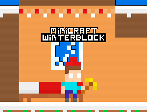 Cluiche Minicraft Winterblock ar líne