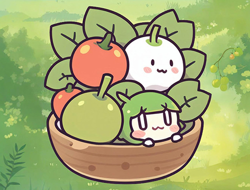 Cluiche Veggies a bhaint  ar líne