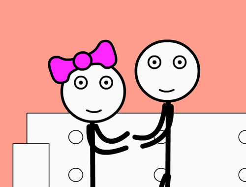 Cluiche Príosún agus grá Stickman  ar líne