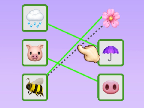 Cluiche Connect Puzal Emoji  ar líne