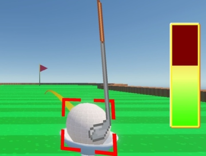 Cluiche Super Mega Power Gailf 3D  ar líne