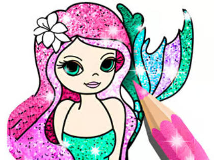 Cluiche Leabhar Dathúcháin: Little Mermaid  ar líne