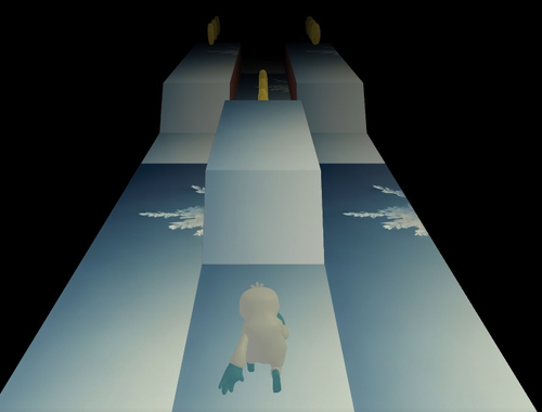 Cluiche Runner Yeti Dungeon  ar líne