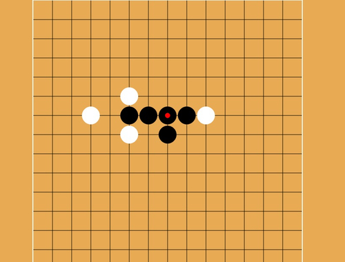 Cluiche Gomoku Five Cloch i ndiaidh a chéile  ar líne
