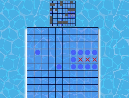 Cluiche Battleship ar chealla  ar líne