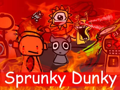 Cluiche Sprunky dunky  ar líne