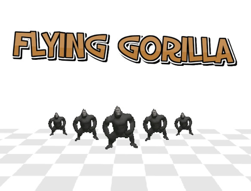 Cluiche Gorilla ag eitilt 3D  ar líne