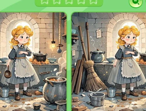Cluiche Faigh na difríochtaí: Cinderella  ar líne