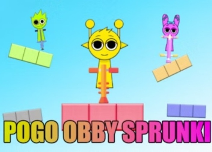 Cluiche Pogo Obby Sprunki  ar líne