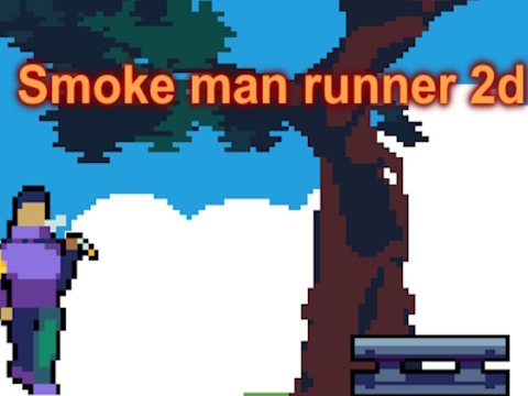Cluiche Smoke Man Runner 2D  ar líne