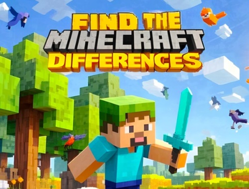 Cluiche Faigh na difríochtaí: Minecraft  ar líne