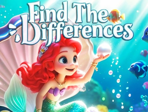 Cluiche Faigh na difríochtaí: Little Mermaid  ar líne