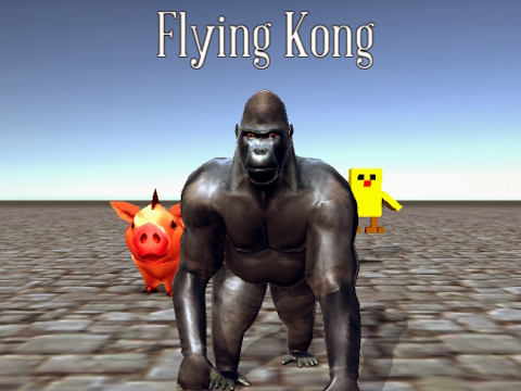 Cluiche Ag eitilt Kong  ar líne