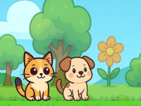 Cluiche Madra agus cat milis  ar líne