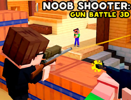 Cluiche Shooter noob: cath gunna 3d  ar líne