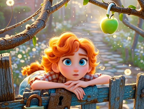 Cluiche Faigh na Difríochtaí: Apple Glas  ar líne