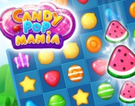 Cluiche Mania pop candy  ar líne