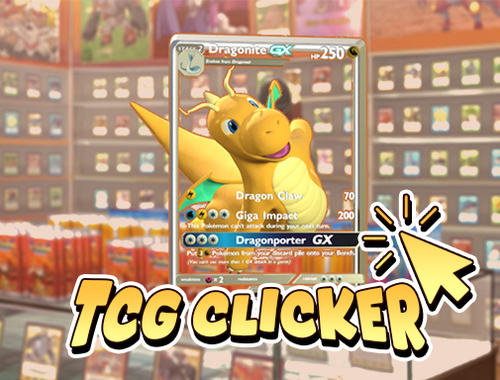 Cluiche Clicker cárta TCG  ar líne