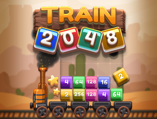 Cluiche Traenáil 2048  ar líne